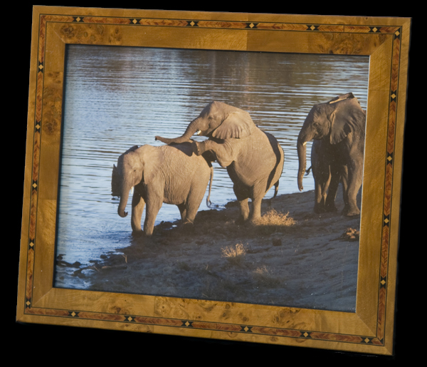 example 10" x 8" Print in a wooden frame - Click to view larger image